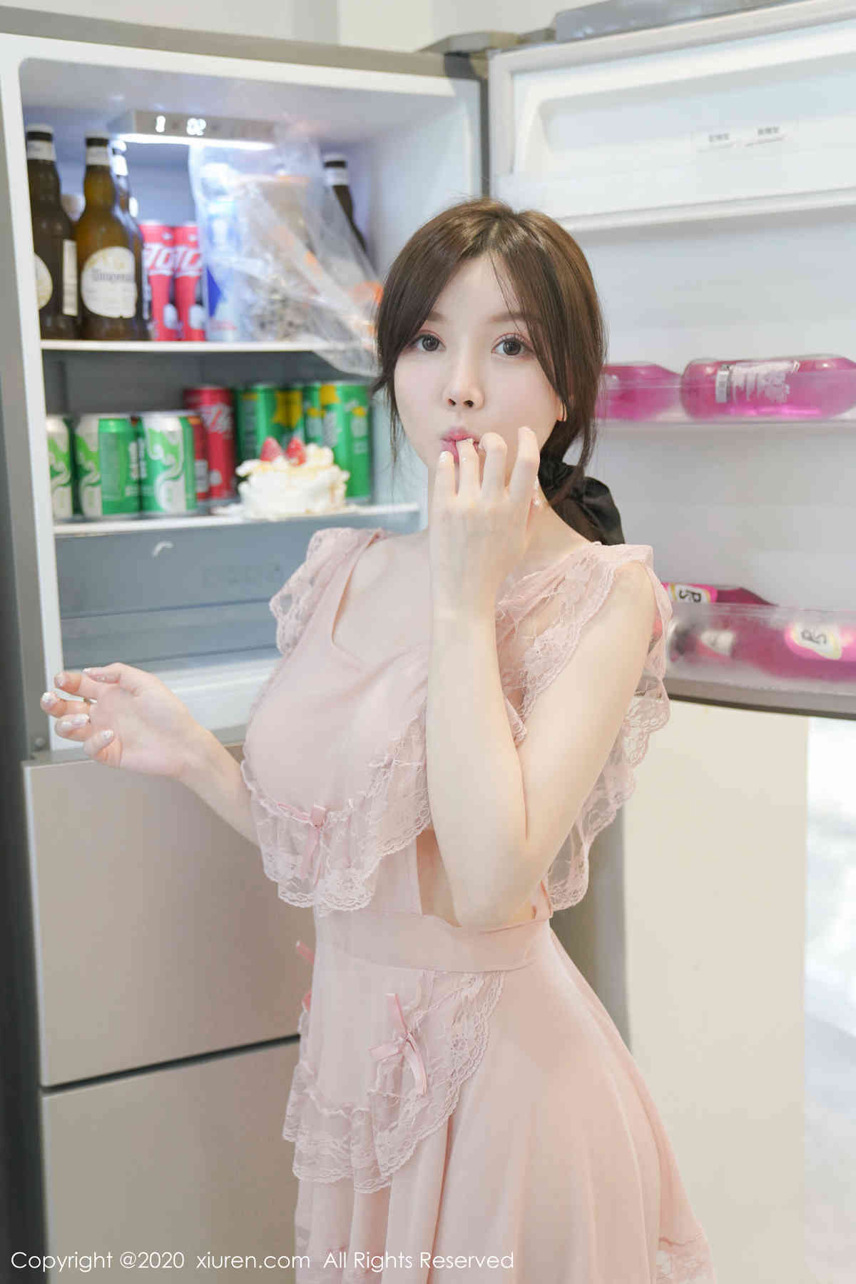 [XiuRen秀人网] 2020.04.23 No.2186 糯美子Mini 粉色 女仆