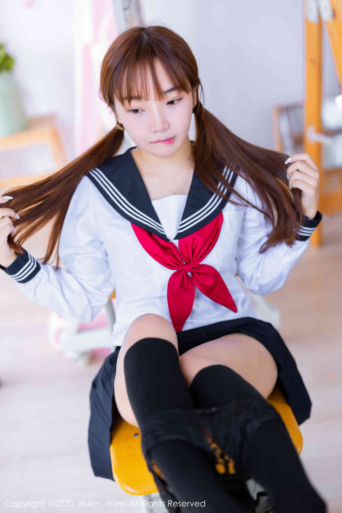 [XiuRen秀人网] 2020.04.28 No.2196 团团子_una 新人 妹子