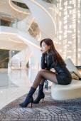 No.2149 杨紫嫣Cynthia 皮衣 黑丝